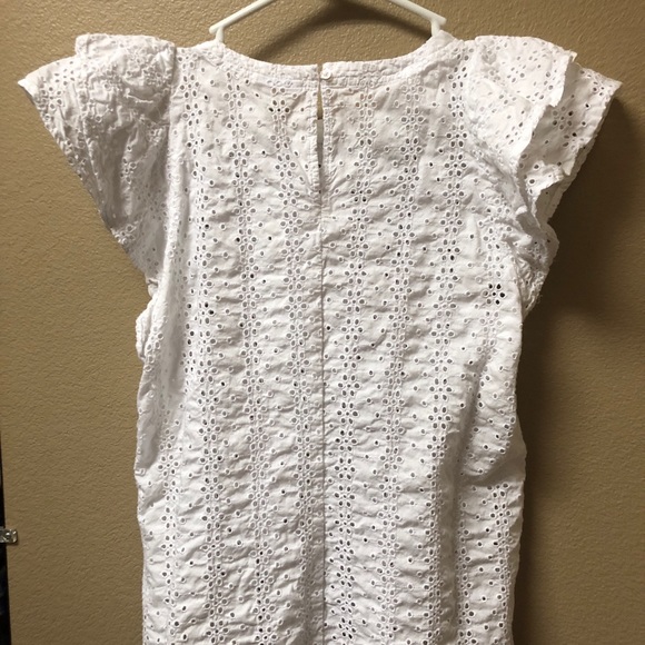 Gap Eyelet Ruffle Sleeve Top - Picture 4 of 5